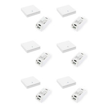 6X Commutateur D'Éclairage Intelligent Sans Fil RF 433MHz Contrôle D'Éclairage Commutateur Intelligent AC 90-250V 10A Module (1 W et 1 C)