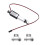 2X Atuador Linear Tipo Micro, Curso de 1 Polegadas, 60 N/13,5 Lb, Velocidade 15 mm/S  Motor Atuador Elétrico Impermeável LinearActuator 12 V 3
