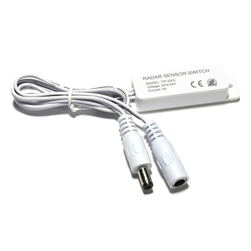 5X  5-24V 5.8G Microwave  Sensor  Controller Human Body Induction  for PWM LED Monochrome Bar Light 1