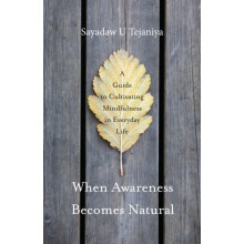 When Awareness Becomes Natural by Sayadaw U Tejaniya Paperback Book