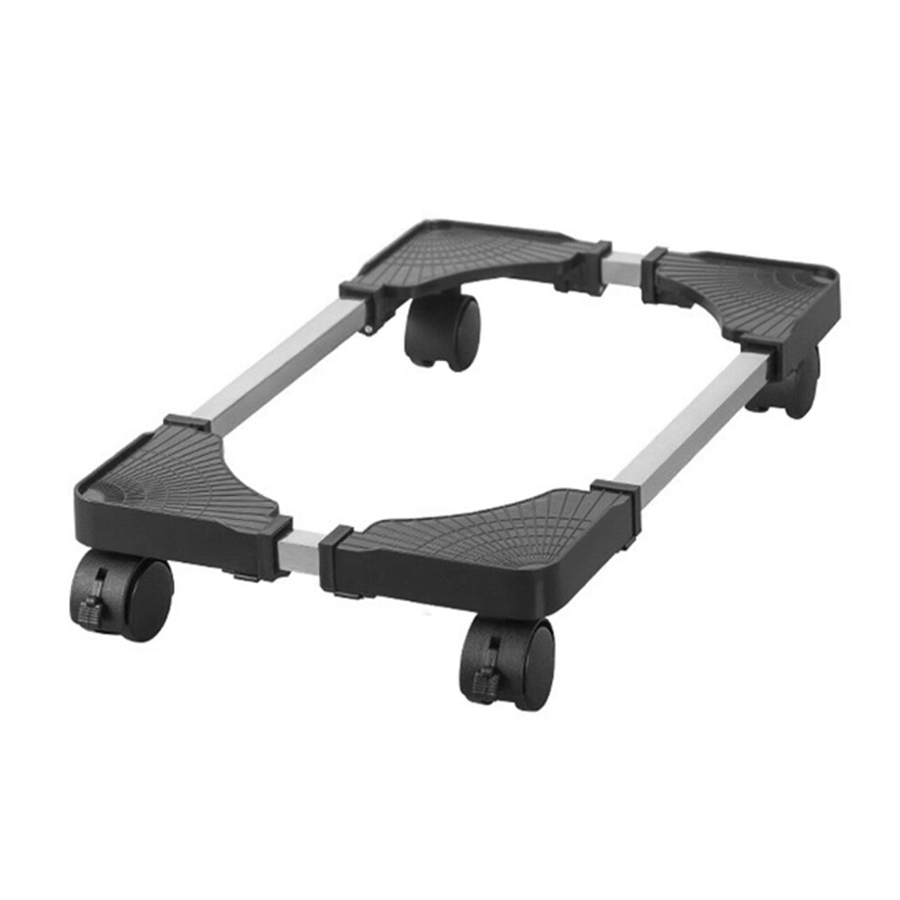 Adjustable Pc Tower Stand With Wheels, Heavy Duty Computer Tower Stand For Desktop, Black 9073542723622