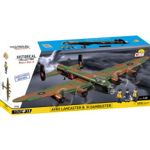 Lancaster Bomber Model WWII Lancaster B III Dambuster 1:48 with Moving Parts and Bomb