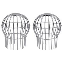 2X Drain Outdoor Dach Anti - Blocking Cap Runde Netzabdeckung Drainage Bodenlinie Leak Gutter Guard Filter-110
