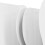 Large White Metal Retractable Bookends - Slim Desk Support 13