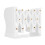 Large White Metal Retractable Bookends - Slim Desk Support 5
