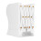 Large White Metal Retractable Bookends - Slim Desk Support 3