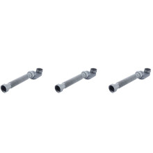 3X Profil Bas 1 1/2 P Siphon Flexible Baignoire Douche Tuyau de Vidange Plat P Siphon sur Pied Drain de Baignoire pour Baignoire Baignoire