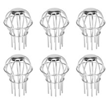 6X Drain Outdoor Dach Anti - Blocking Cap Runde Netzabdeckung Drainage Bodenlinie Leak Gutter Guard Filter-50