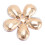 10PCS Flower Rhinestones Flat Back Multi-purpose Embellishments 15