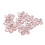 10PCS Flower Rhinestones Flat/Slick Bottom Clear 14