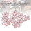 10PCS Flower Rhinestones Flat/Slick Bottom Clear 9