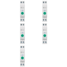 5X Tuya WiFi Circuit Breaker 1P+N 63A Din Rail with Electricity Statistics Remote Voice Control for Alexa