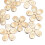 10Pcs Clear Flower Rhinestones Flat-Back Charms 8