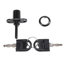 In Lega di Zinco Computer Desk Cabinet Mailbox Cassetto Armadio Locker Cam Lock con Chiavi, Nero