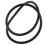 160mm x 5mm Industry Flexible Rubber O-Ring Seal Washer 6