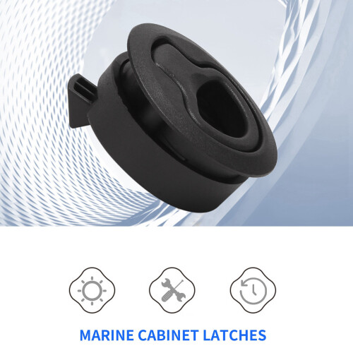 Slam  Hatch Round Pull  1/2''Door Replace M1-63 RV Marine 2