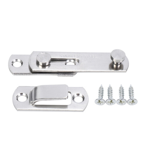 Hasp  METAL Hasp  Lock Sliding Door Lock for Window Cabinet Fitting 1