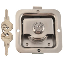 Stainless Steel Truck RV Tool Box Locks Trailer Door Paddle Handle Anti-Theft Paddle Locks with 2 Keys