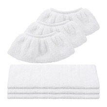 Microfiber Cloth Set Compatible for  EasyFix Steam Cleaner SC2,SC3,SC4,SC5 (3 for Floor Nozzle+3 for Hand Nozzle)