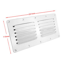Stainless Steel Marine Air Vent Cover Boat Louvered Vent Marine Accessories