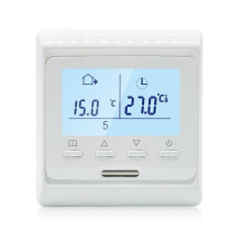 Underfloor Heating Thermostat with LCD Screen, Compatible with 220V Electric, Water, Efficient Temperature Control,B