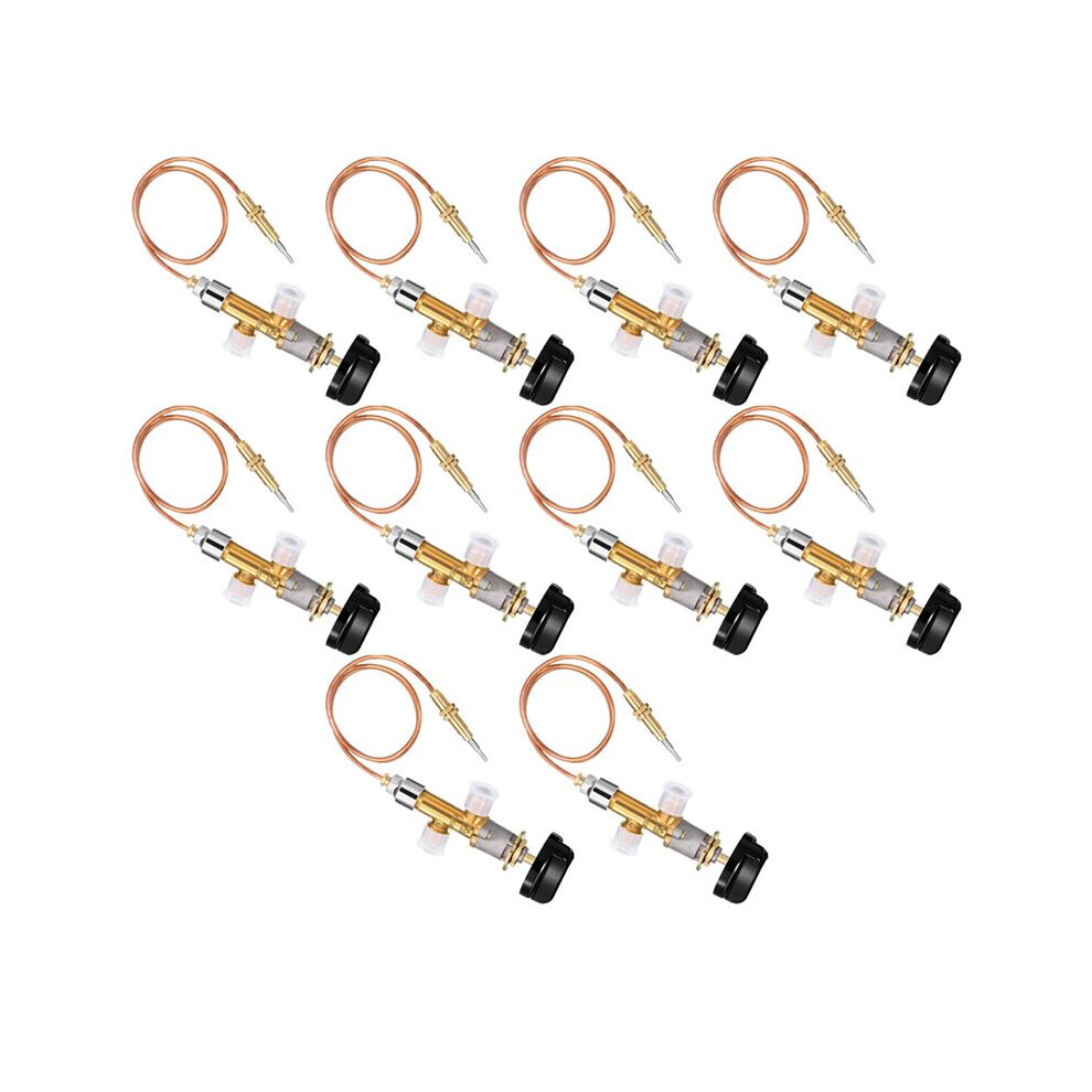 10X Low Pressure Gas Lpg Fireplace Failure Safety Control Valve Kit Gas Heater Thermocouple Replacement 5/8-18Unf 4713399312543
