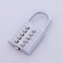 5X Pulsante Antifurto Lucchetto A Combinazione Cifra Push Password Blocco in Lega di Zinco Serratura