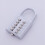 5X Anti-Theft Button Combination Padlock Digit Push Password Lock Zinc Alloy Security Lock 4
