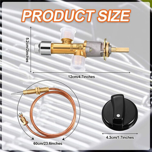 10X Kit de Soupape de Commande de Sécurité de Panne de Cheminée de Gaz à Basse Pression LPG Remplacement 1