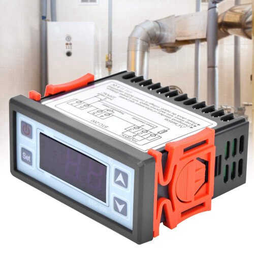2X STC-200 Digital Thermostat Temperature Controller Microcomputer Refrigeration Heating Controller AC220V 1