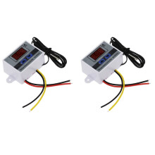 2X Interruptor de Controle Do Termostato Do Visor Do Controlador Digital de Temperatura e Sonda de Temperatura Dos Sensores Do Termistor (220V 1500W)