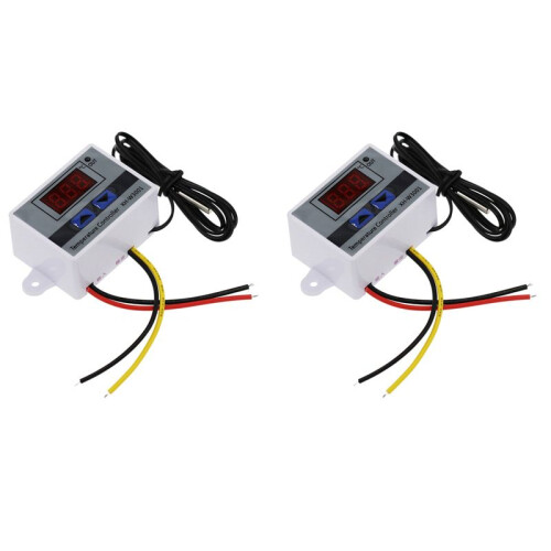2X Digital Temperature Controller Display Thermostat Control  and Thermistor Sensors Temperature Probe(220V 1500W)