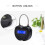 3X   Lock LCD Display  Lock USB Rechargeable Temporary Timer Padlock Travel Electronic Timer Black 3