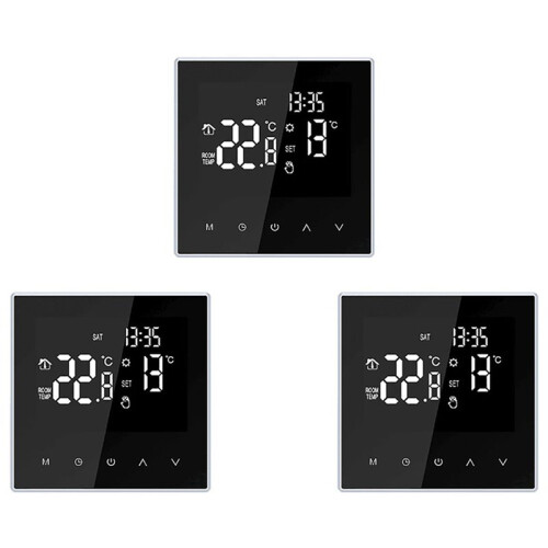 3X ME81H  Thermostat Digital Temperature Controller Circulation Programmable Electric Underfloor Heating 1
