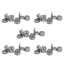 50Pcs F695-2RS Bearing 5X13X4mm Flanged Miniature Deep Bearings F695RS for VORON Mobius 2/3 3D Printer