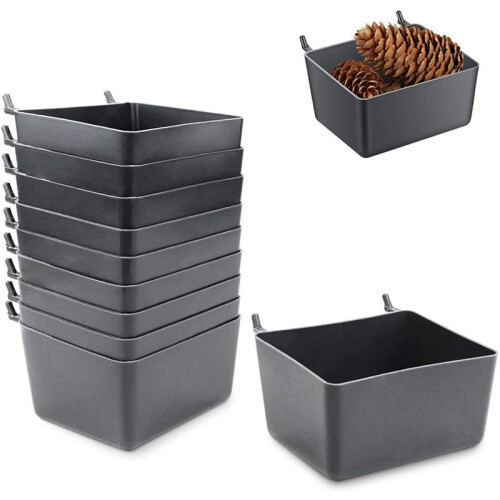 20Pcs Pegboard Box, Pegboard Bin Kit, Pegboard Basket Storage Organizer, Pegboard Accessories Parts for Organizing Tools