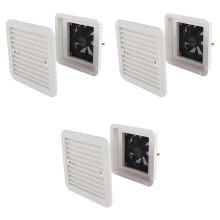 3X 12V Kühlschrank Stumm Entlüftung mit Lüfter für Wohnmobil Anhänger Wohnwagen Seiten Luft Stark Wind Auspuff Auto Styling Wohnmobil