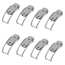 4X Stainless Steel Spring Hasp 304 Stainless Steel Box Cabinet Spring Lock Hasp Transport Box Tower Buckle