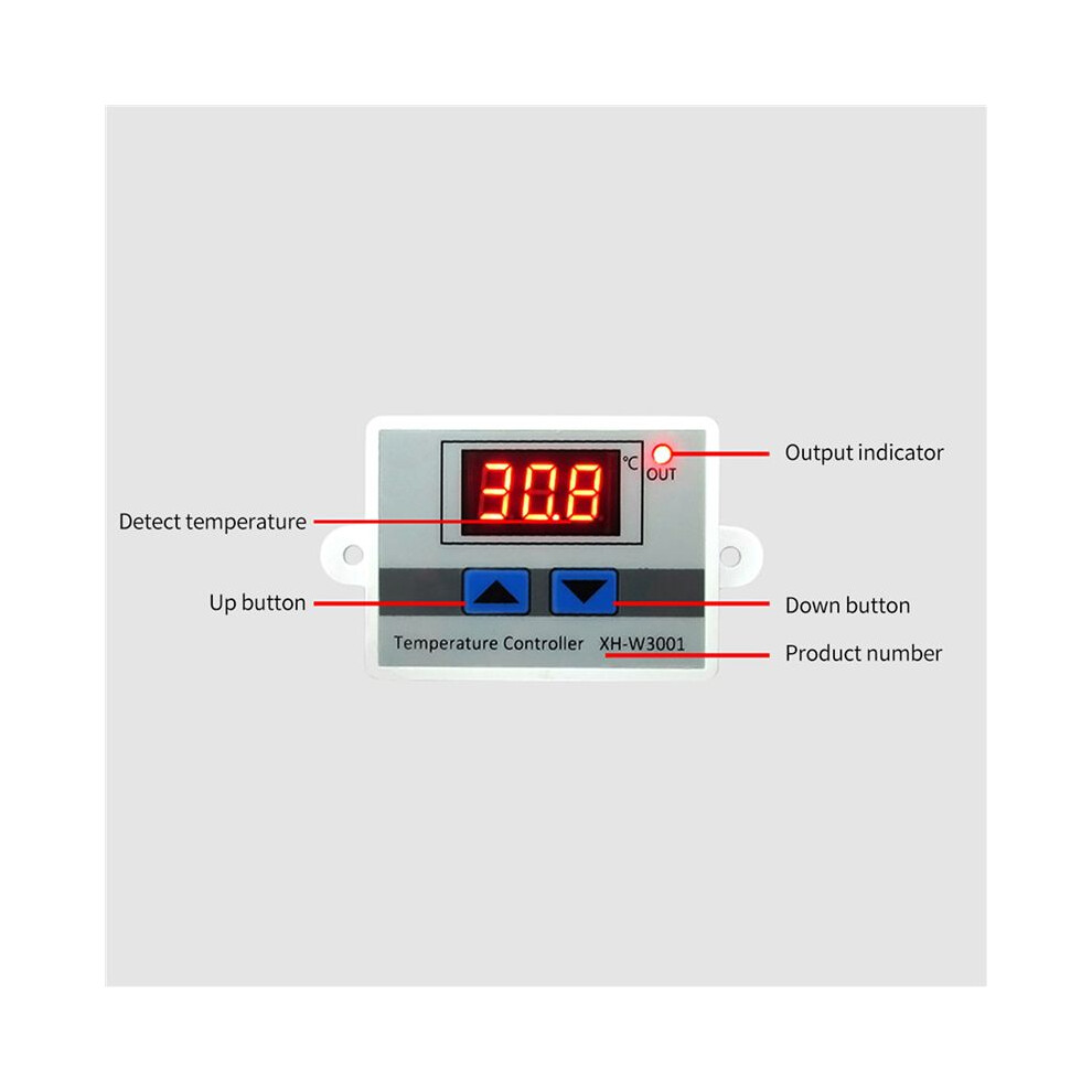 2X Digital Temperature Controller Display Thermostat Control and ...