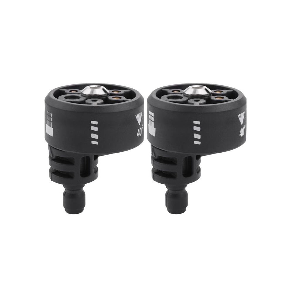 2X Plastic 6 In 1 Adjustable Nozzle For 1/4Inch High Pressure Cordless Washer Cleaner Water Gun Parts Hose Nozzle 4711158051177