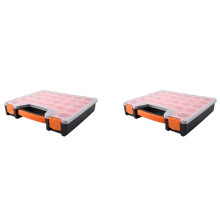 2X ÉTui de Rangement D'Outil de Quincaillerie Lastic Bf-312 Boîte À Organisateur de Quincaillerie de Pièce de Vis de Clé