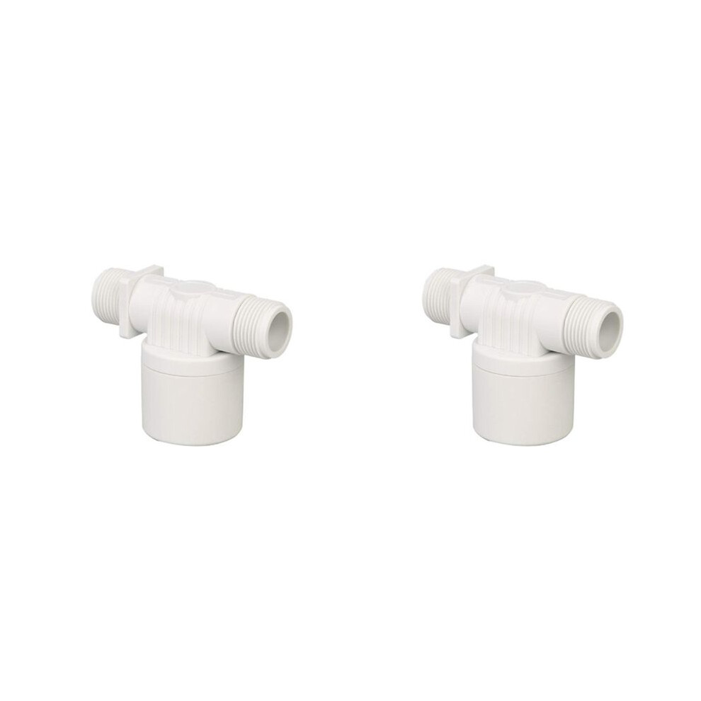 2X Floating Valve Built-In Embedded Float Valve Water Level Control Valve For Solar Water Tank (1Inch Side) 6033970322975