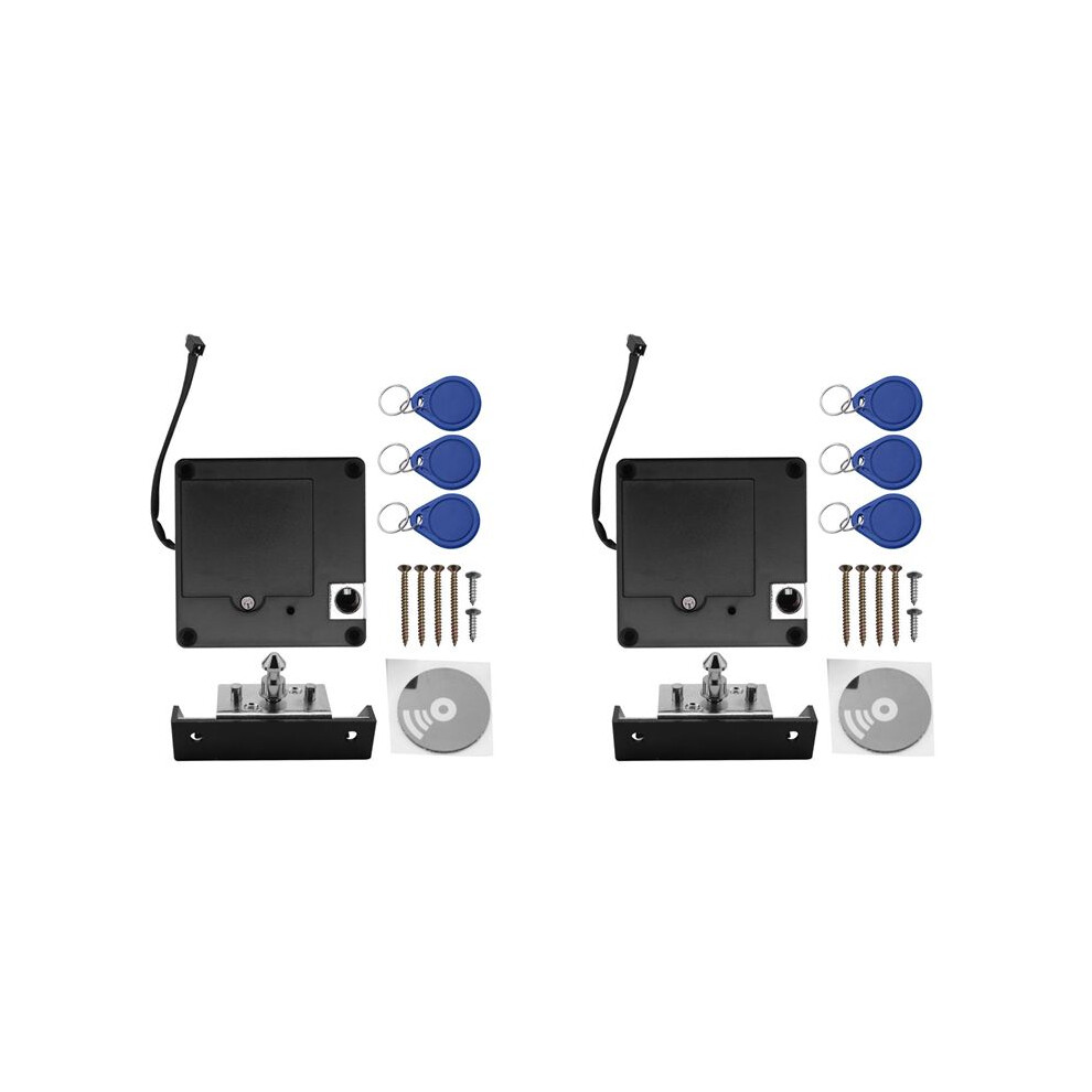 2X Cabinet Invisible Electronic Rfid Lock Keyless Drawer Door Locks Sensor Locker 4712270194735