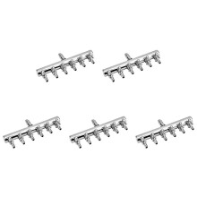 5X Aquarium Air Flow Splitter Fish Tank Air Control Valve Oxygen Distributor Fish Tank Air Pump Accessories 6 Way