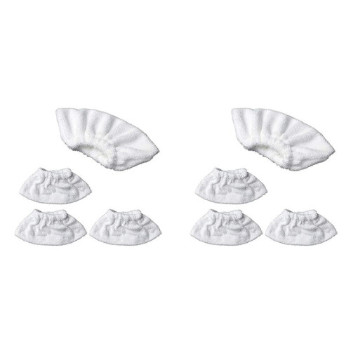 8 Pcs Microfiber Cover Set for Hand Nozzle  EasyFix Steam Cleaner SC1, SC2, SC3, SC4, SC5