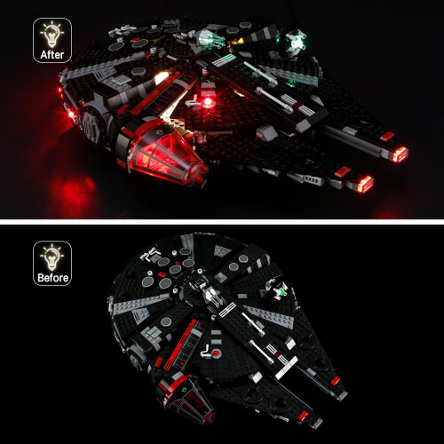 LED Light Kit for  75389 Santa's Post Office, Realistic Illumination, USB and Battery Powered 1