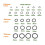1480Pcs Rubber O-Ring Kit 24 Sizes Seals for Garages, Ordinary Plumbers 3