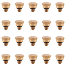 20PCS 10/24 Screw Thread Brass Misting Nozzle Plug Low Pressure Atomizing Mist Nozzle for Outdoor Cooling System