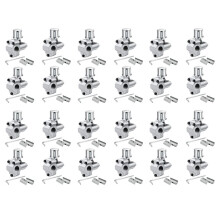 24 Paket BPV-31 Piercing Valve Leitungs Hahn Ventil Kits Einstellbar für Klimaanlagen HVAC 1/4 Zoll, 5/16 Zoll, 3/8 Zoll Schlauch
