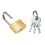 24 Pack  Padlock Small Padlock Solid Brass Locks with 3 Key for Luggage Lock,Backpack,Gym Locker Lock,Suitcase Lock 6